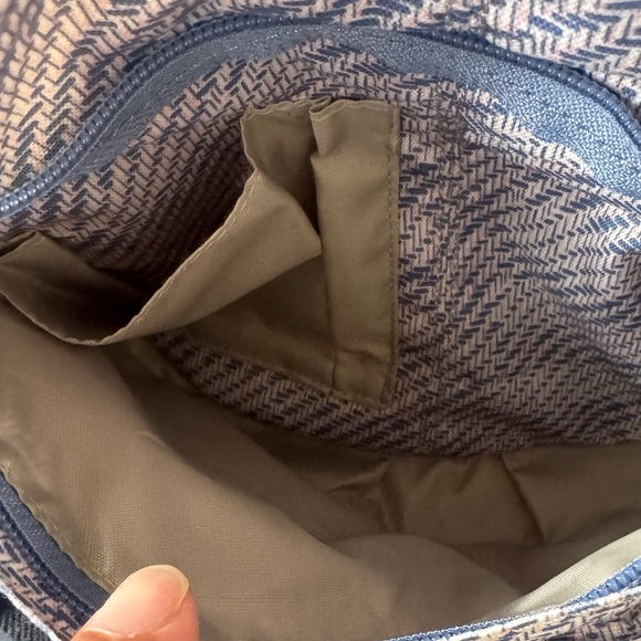 Kipling Firefly Backpack Eternal Tweed Blue Pink - Picture 12 of 14